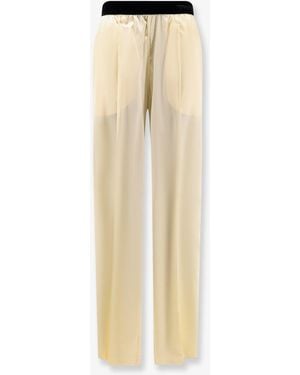 Tom Ford Pyjamas Stretch Satin Trousers - Natural