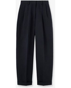 Loro Piana Cale Linen And Cotton Trousers - Blue
