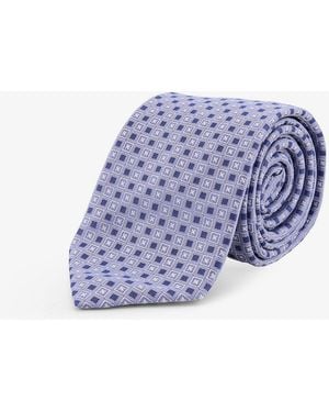 NUGNES 1920 Silk Tie - Blue