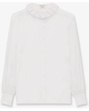Saint Laurent Certified Cotton Shirt - White