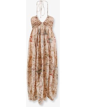 Zimmermann Roselight Silk Dress - White