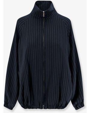 Frankie Shop Jacket Baxter Pinstripe - Blue