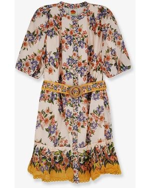 FARM Rio Dress Hilo Cotton-Viscose - White