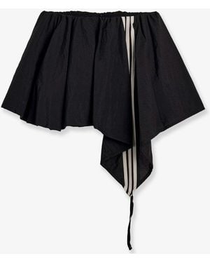 Y-3 Nylon Skirt With Ionic Logo Bands - Black