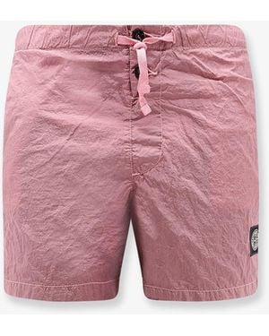 Stone Island Econylon Swim Trunks - Pink