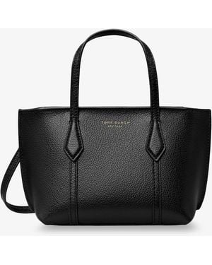 Tory Burch Perry Leather Crossbody Bag - Black