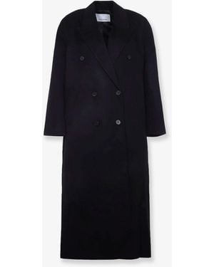 Frankie Shop Gaia Wool Blend Coat - Black