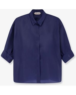 Alberta Ferretti Silk Shirt - Blue