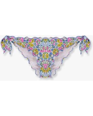 Mc2 Saint Barth Moon Nylon Bikini Slip in Pink | Lyst