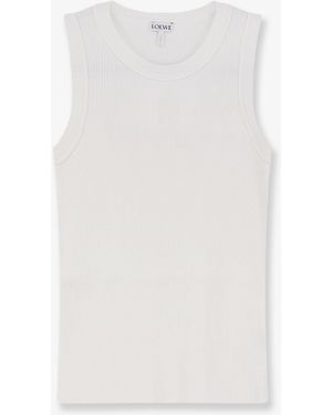 Loewe Anagram Viscose Tank Top - White