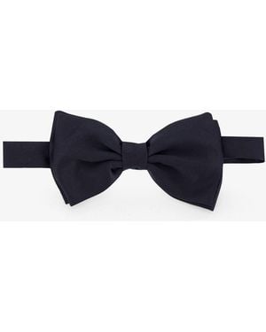 Lardini Satin Bow Tie - Blue
