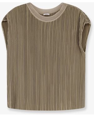 JOSEPH Cedre Satin Top - Green