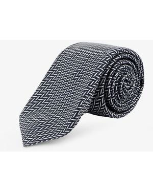 Kiton Silk Tie - Grey