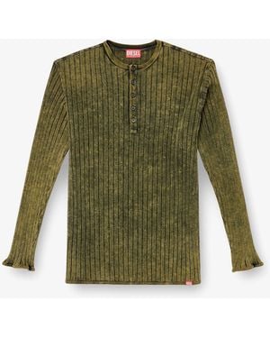 DIESEL T-Ally Stretch Cotton T-Shirt - Green