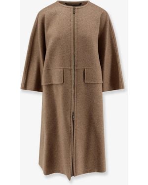 Max Mara Coats Cashmere - Brown