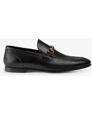 Gucci Jordaan Leather Loafers - White