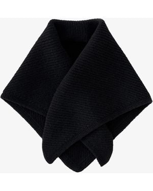 Studio Nicholson Pythagoras Merino Wool Traingular Scarf - Black