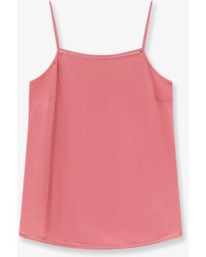 JOSEPH Satin Top - Pink