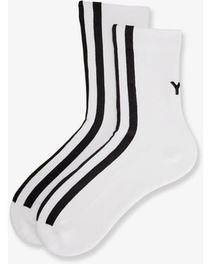 Y-3 Cotton Socks - White