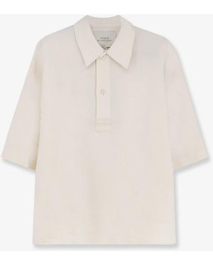 Studio Nicholson Viscose And Linen Blend Shirt - White