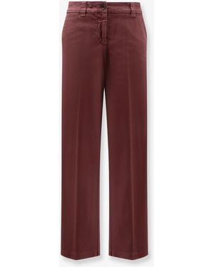 Aspesi Cotton Trousers - Red