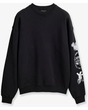 Y-3 Felpa Gfx Crew - Nero