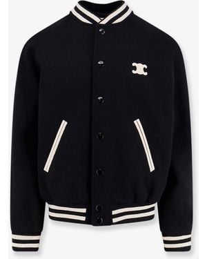 Celine Bomber Triomphe Teddy - Blu