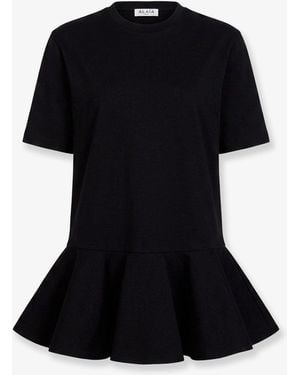 Alaïa Crinoline Cotton Jersey T-Shirt - Black