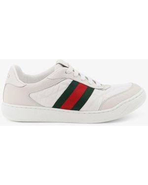 Gucci Screener Sneakers - White