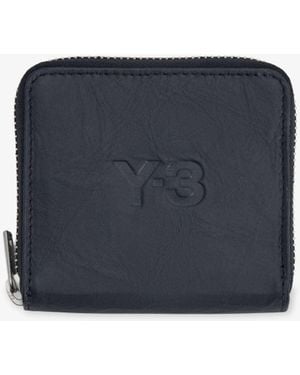 Y-3 Leather Wallet - Blue