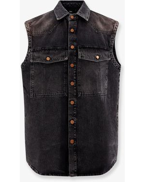 3x1 Denim Oversize Shirt - Black