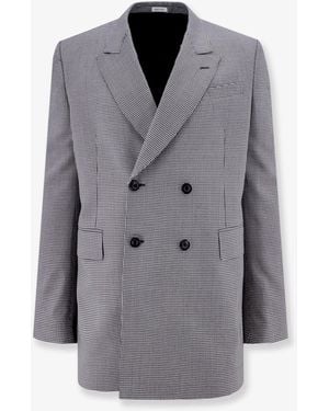 【送料&関税込】Alexander McQueen Wool Double Breasted Jacke Alexander McQueen Grey Wool Jacket ○ Labellov ○ Buy and