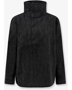 Soeur Lutece Virgin Wool Blend Shirt - Black