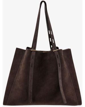 MINOBOSSI Paula Suede Shoulder Bag - Brown