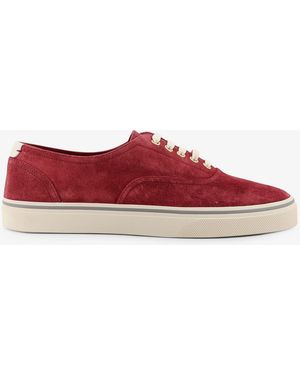 Brunello Cucinelli Suede Trainers - Red