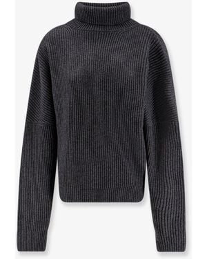 R2W Wool And Cashmere Turtleneck - Black