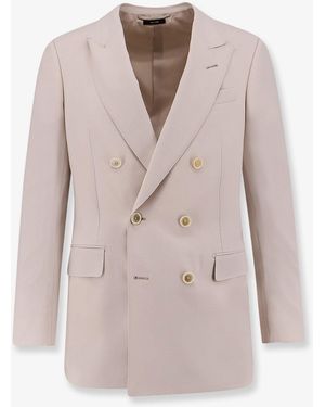 Tom Ford Wool, Cashmere And Silk Blazer - Pink