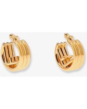 Fendi F Is Earrings-Donna - Metallizzato