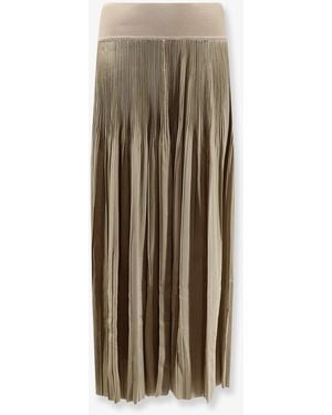 JOSEPH Rabat Satin Skirt - Natural