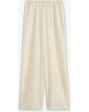 TOTEME Pajamas Organic Silk Pants - White