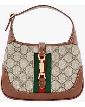 ショルダーバッグ・ポシェット Gucci Gg Supreme Fabric Shoulder Bag With Web Band GG Supreme fabric shoulder bag with Web band GUCCI - Nugnes1920