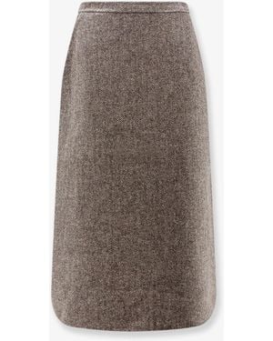 PHILIPPA 1970 Wool Blend Skirt - Grey