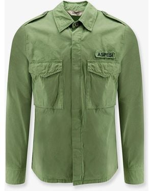 Aspesi Field Cotton Shirt - Green