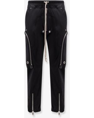 Rick Owens Bauhaus Cargo Certified Cotton Pants - Black