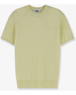 Alpha Studio Cotton Jumper - Green