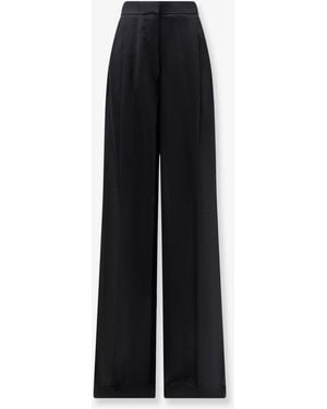 Tom Ford Light Wool Tuxedo Pants - Black