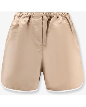 Frankie Shop Adia Satin Boxer Shorts - Natural