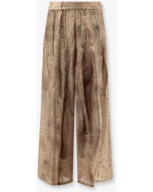 Mes Demoiselles Silk Trousers - Natural