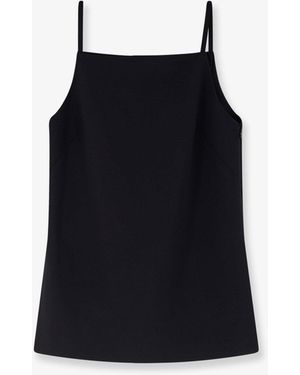 R2W Tinta Square Neck Top - Black