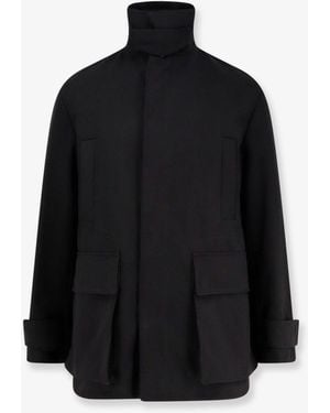 Hevò Castel Del Monte Cotton Jacket - Black
